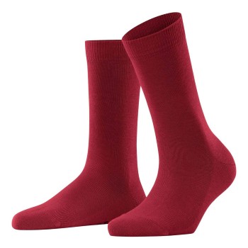 Falke Strømper Family Woman Rød bomuld Str 39/42 Dame