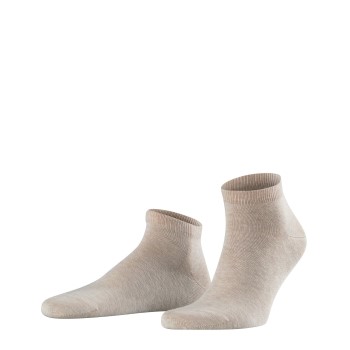 Falke Strømper 2P Happy Sneaker Socks Sand bomuld Str 47/50 Herre