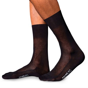 Falke Strømper No. 9 Sort bomuld Str 39/40 Herre
