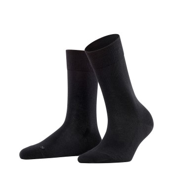 Falke Strømper Sensitive London Sock Sort bomuld Str 35/38 Dame