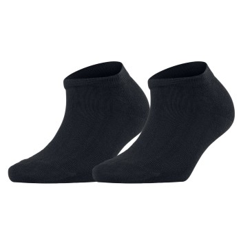 Falke Strømper 2P Women Casual Happy Sneaker Sock Marineblå Str 39/42 Dame