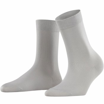 Falke Strømper 3P Women Cotton Touch Lysegrå Str 39/42 Dame