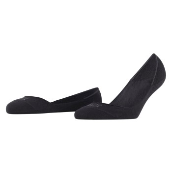 Falke Strømper Women Step No Show Socks Medium Cut Sort bomuld Str 35/36 Dame