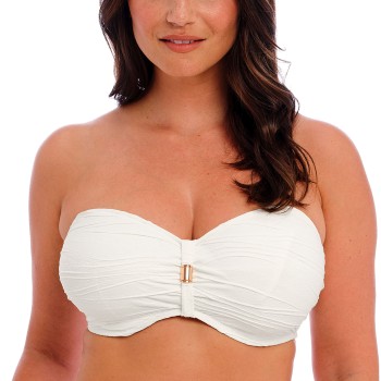 Fantasie Beach Waves Underwire Bandeau Bikini Hvid polyamid E 85 Dame