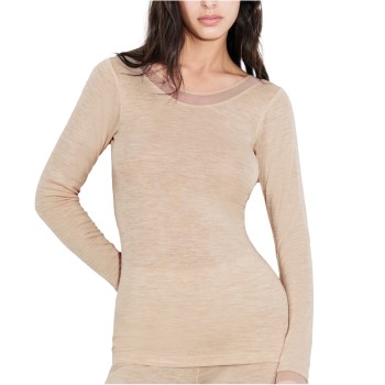 Femilet Juliana Long Sleeve Benhvid merinould 44 Dame