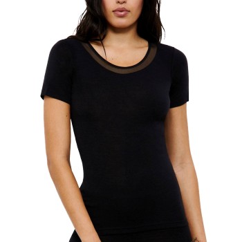 Femilet Juliana T-shirt Sort merinould 38 Dame