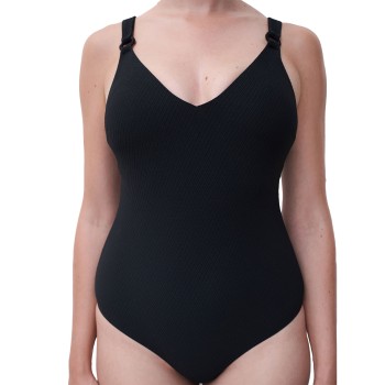Femilet Navarino Shaping Swimsuit Sort nylon 44 Dame