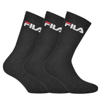 FILA Strømper 3P Sport Socks Sort Str 39/42