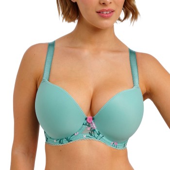 Freya BH Love Crush Moulded Plunge Bra Turkise E 70 Dame