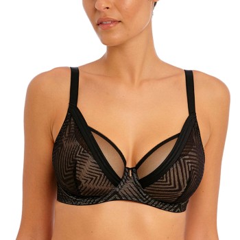 Freya BH Tailored UW High Apex Plunge Bra Sort K 80 Dame