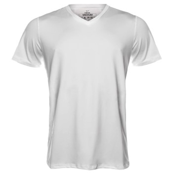 Frigo Revolutionwear Frigo CoolMax T-shirt V-neck Hvid Small Herre