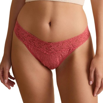Hanky Panky Trusser Original Rise Thong Flamingo nylon One Size Dame