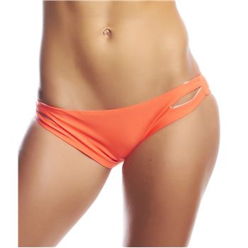 Hot Anatomy Bikini Stripes Pant Orange Small Dame