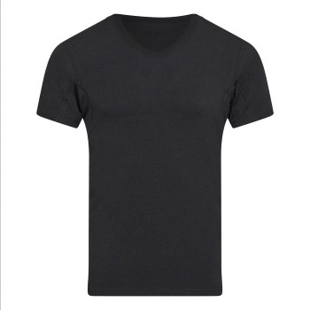 JBS Bamboo V Tee Absorbent T Shirt Sort X-Large Herre