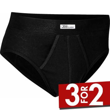 JBS Classic Brief 390-12 Sort bomuld X-Large Herre