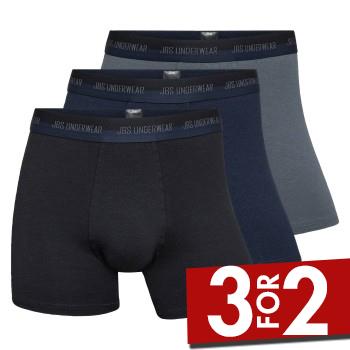 JBS 3P Hemp Tights Boxers Flerfarvet økologisk bomuld XX-Large Herre