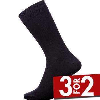 JBS Strømper 2P Socks Sort Str 36/40 Herre