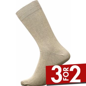 JBS Strømper 2P Socks Beige Str 40/47 Herre