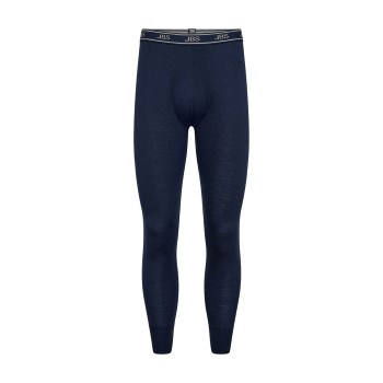 JBS Lange Underbukser Wool Long Johns Marineblå uld Large Herre