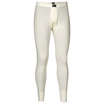 JBS Lange Underbukser Wool Long Johns With Fly Creme uld X-Large Herre