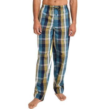 Jockey Loungewear Pant Woven Blå/Gul bomuld 2XL Herre