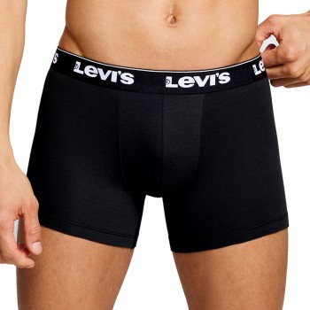 Levis 3P Repeat Logo Boxer Brief Multi Sort bomuld Large Herre