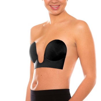 Magic BH LUve Bra Sort nylon C Dame