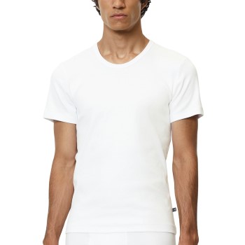 Marc O’Polo Marc O Polo Basic Men Crew Neck Shirt 2P Hvid bomuld X-Large Herre
