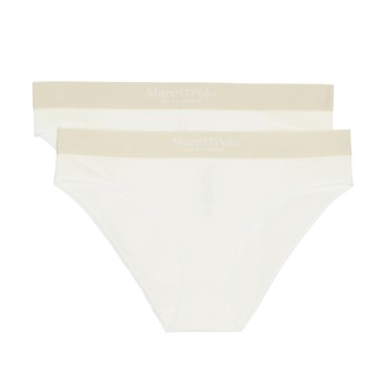 Marc O’Polo Marc O Polo Casual Brief Trusser 2P Hvid bomuld Large Dame