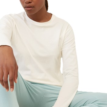 Marc O’Polo Marc O Polo Crew Neck Lounge Set LS Blå bomuld Large Dame