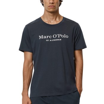 Marc O’Polo Marc O Polo Logo Top Marineblå bomuld Small Dame