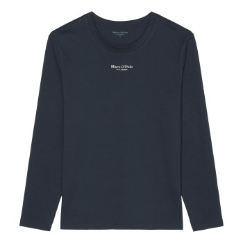 Marc O’Polo Marc O Polo Long Sleeve Round Neck Shirt Marineblå bomuld Large Herre