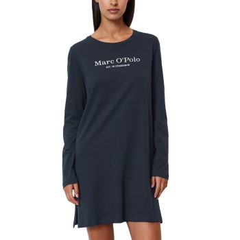 Marc O’Polo Marc O Polo Longsleeve Dress Marineblå bomuld Large Dame
