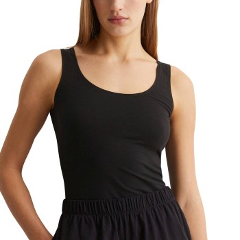 Marc O’Polo Marc O Polo Lounge Tank Top Sort bomuld Large Dame