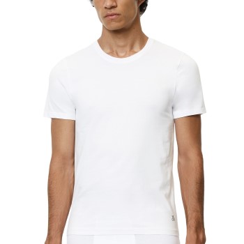 Marc O’Polo Marc O Polo Men Crew Neck Shirt 2P Hvid bomuld Large Herre