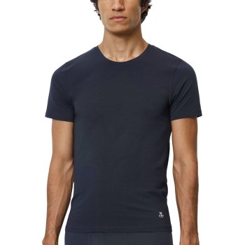 Marc O’Polo Marc O Polo Men Crew Neck Shirt 2P Marineblå bomuld X-Large Herre