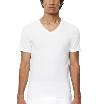 Marc O’Polo Marc O Polo Men V-Neck Shirts 2P Hvid bomuld XX-Large Herre