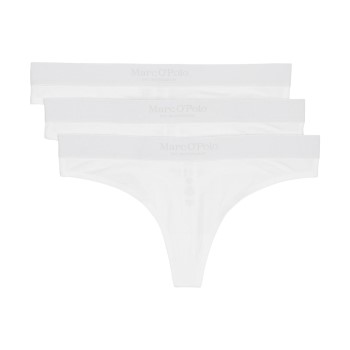 Marc O’Polo Marc O Polo String Trusser 3P Hvid bomuld X-Large Dame