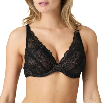 Marie Jo BH Cyrile Padded Plunge Bra Sort E 85 Dame
