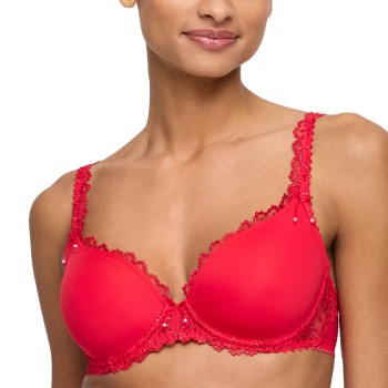 Marie Jo BH Jane Heart Shaped Padded Bra Rød E 75 Dame