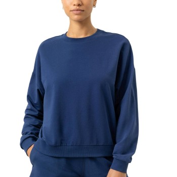 Mey Cozy Nights Sweatshirt Navy bomuld X-Large Dame