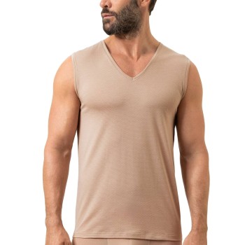 Mey Dry Cotton Breeze Muscle Shirt Beige Large Herre