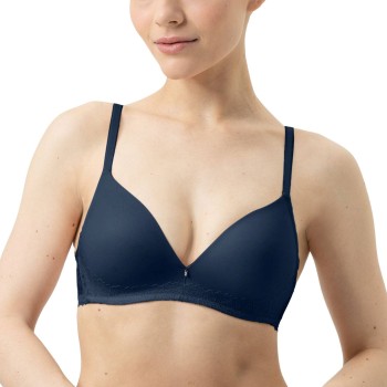Mey BH Luxurious Wireless Bra Midnatsblå polyamid D 75 Dame