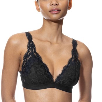 Mey BH Poetry Vogue Triangle Bra Sort polyamid Large Dame