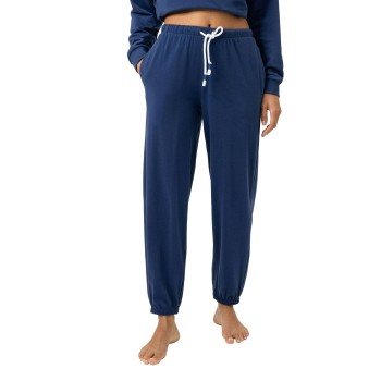 Mey Solid Love Ankle Lounge Pants Navy bomuld X-Small Dame