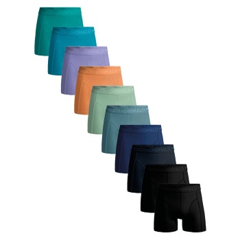 Muchachomalo 10P Solid Cotton Boxers Ulig Farve bomuld Large Herre