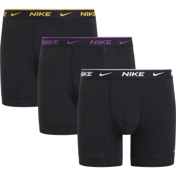 Nike 6P Everyday Essentials Cotton Stretch Boxer Violet/Sort bomuld Small Herre
