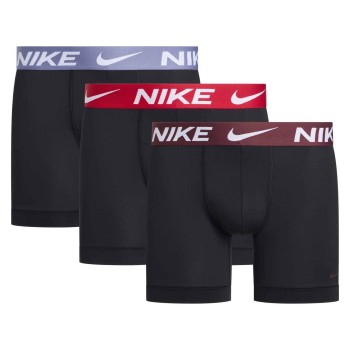 Nike 3P Everyday Essentials Micro Boxer Brief Rød/Blå polyester Small Herre