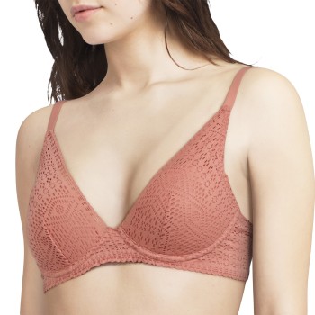 Passionata BH Holala Plunge T-shirt Bra Rosa nylon F 75 Dame