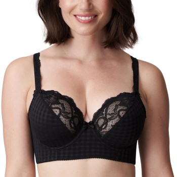 PrimaDonna BH Madison Deep Plunge Balcony Bra Sort D 75 Dame